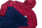 BAD BOY Sherpa Fleece Hoodie-Navy/red